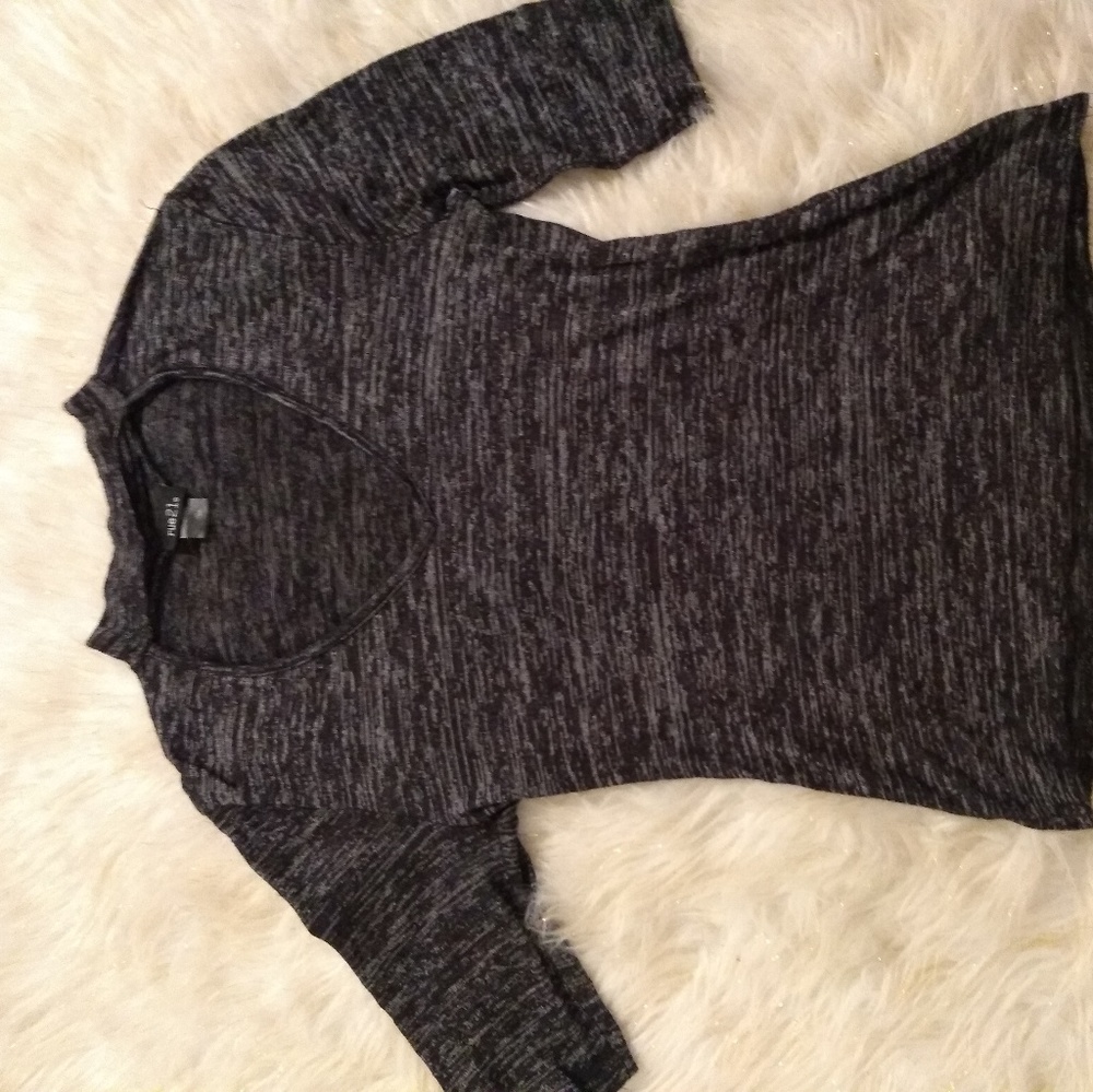 Black and grey shirt